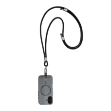 Black Anchor Silicone Phone Lanyard